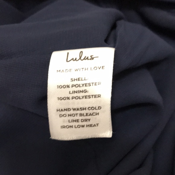 Lulus Unforgettable Love Blue Satin Cowl Neck Faux-Wrap Maxi Dress - Picture 11 of 11